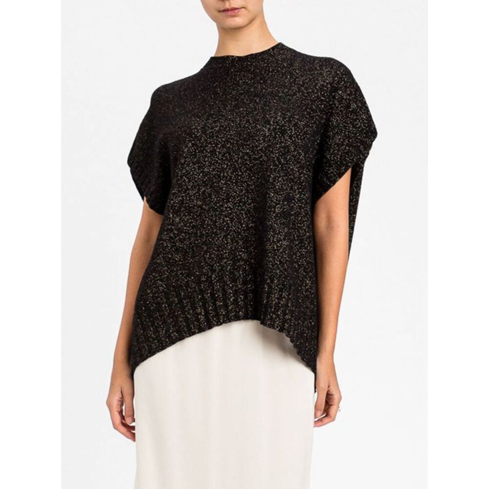 Twinset Women Short-Sleeved Twinset Jumper In Wool And Cashmere Blend With Lurex